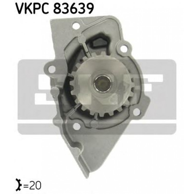 VKPC 83639 SKF - Насос охолоджуючої рідини